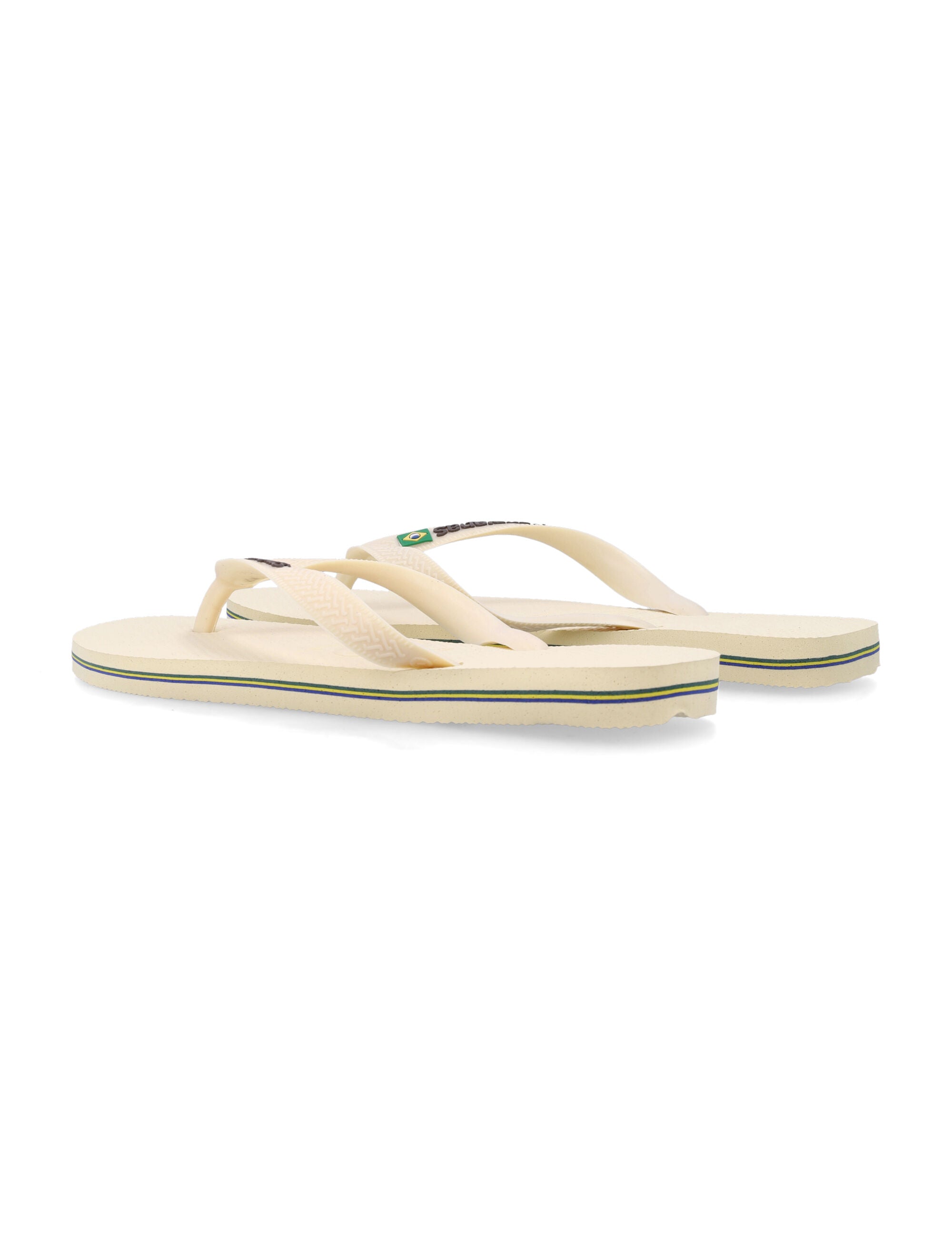 Havaianas Brasil logo flip-flops Butter Cream Strap Slide