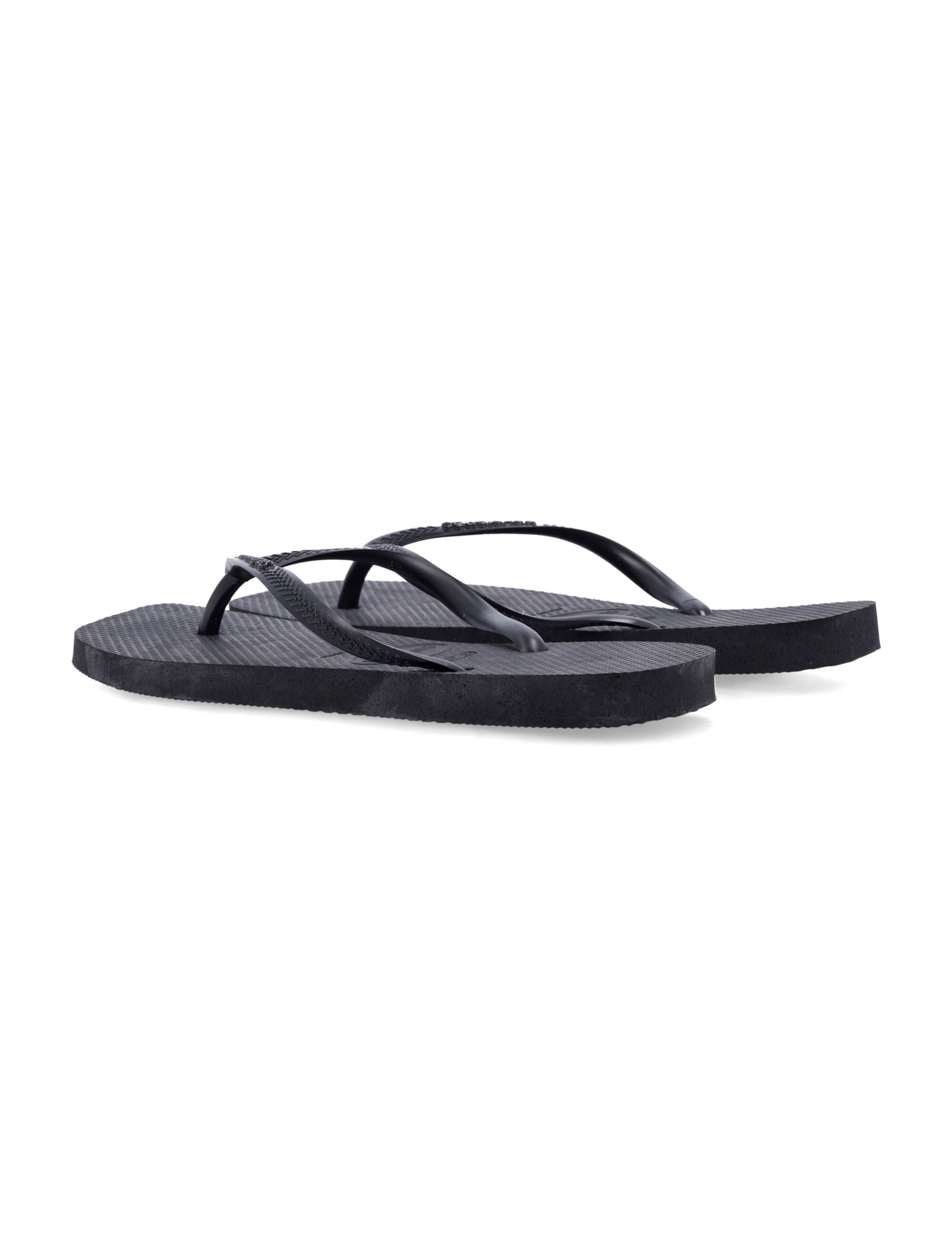 Slim Square Flip-Flops By Havaianas Black Strap Slide