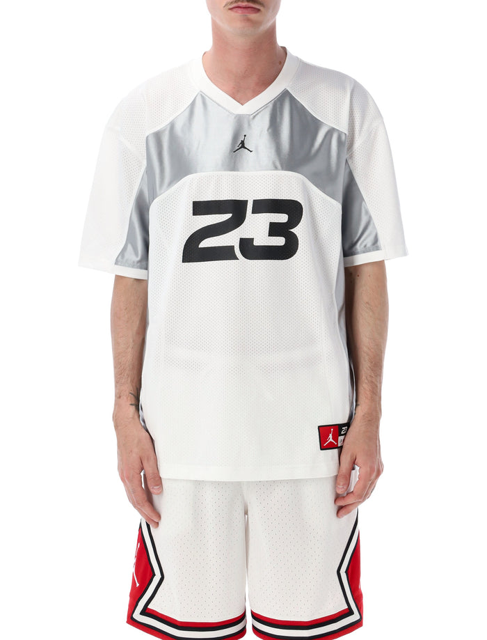 Jordan Flight Jersey Top White Polyester T-shirt