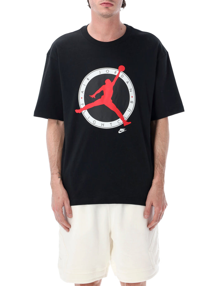 Nike Jordan Flight Club Cotton T-Shirt Black