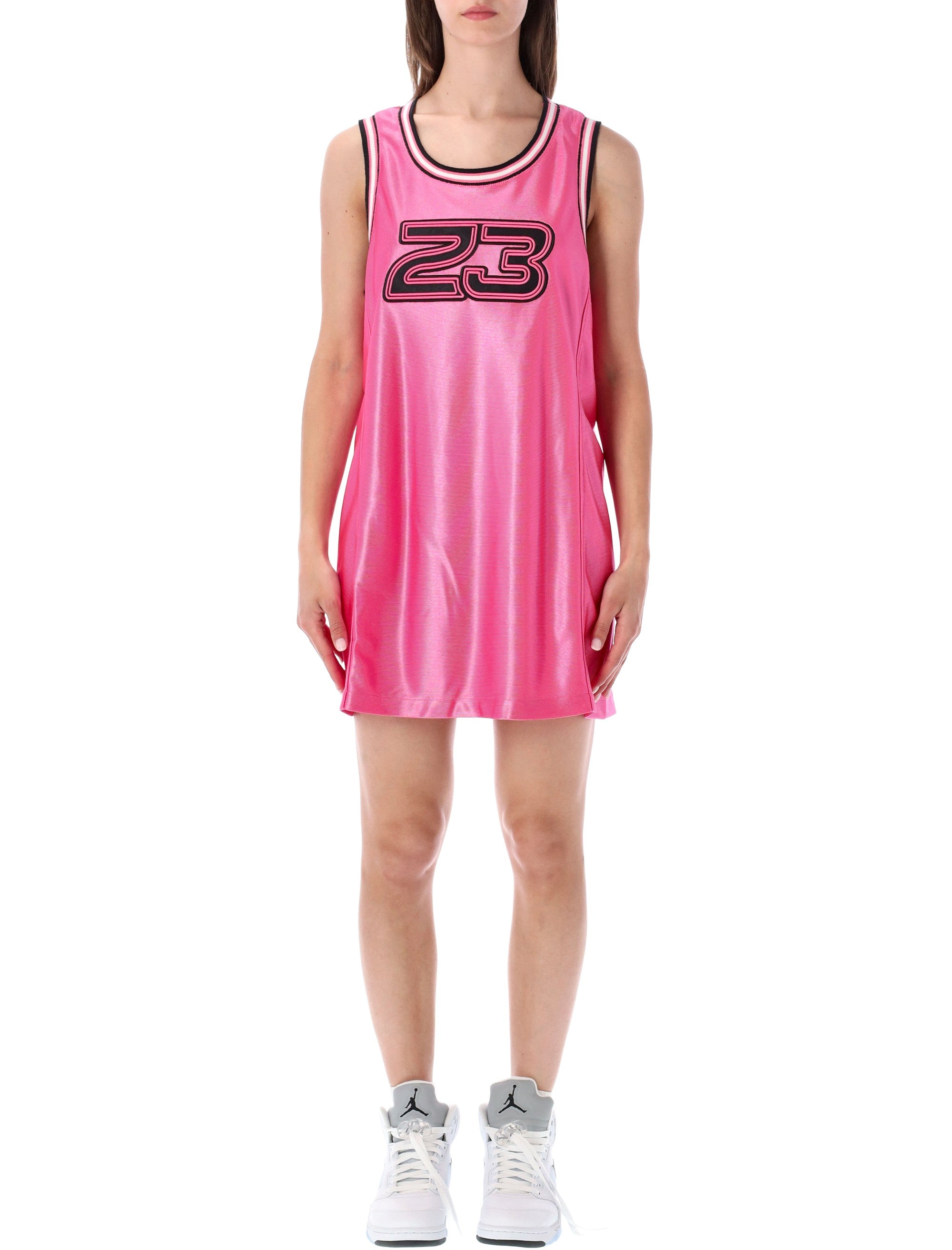 Jordan Flight Jersy Mini Dress Pink Polyester