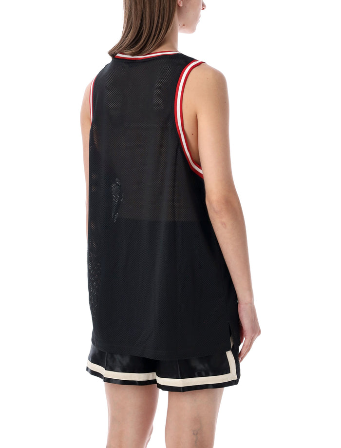 Jordan Brooklyn Mesh Tank Top Black Polyester