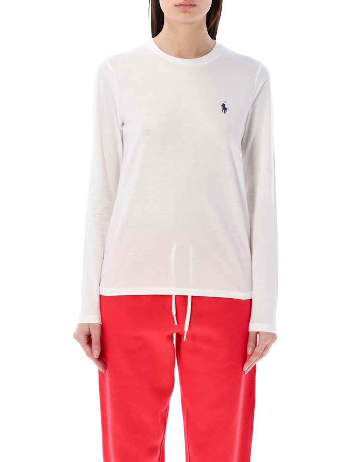 Polo Ralph Lauren long-sleeve jersey T-shirt White Cotton