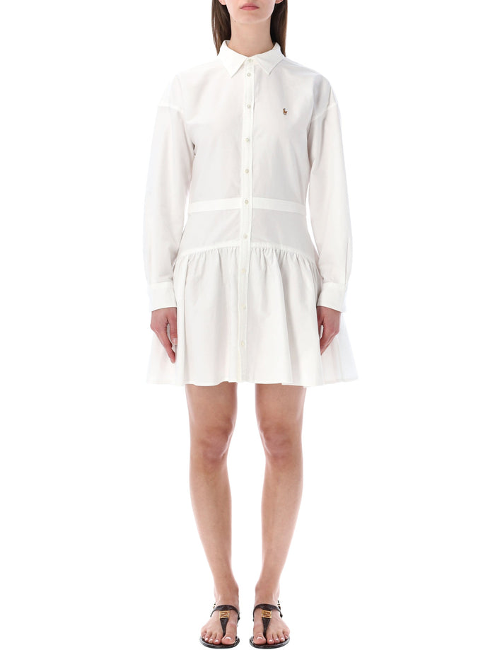 Polo Ralph Lauren cotton shirt dress White