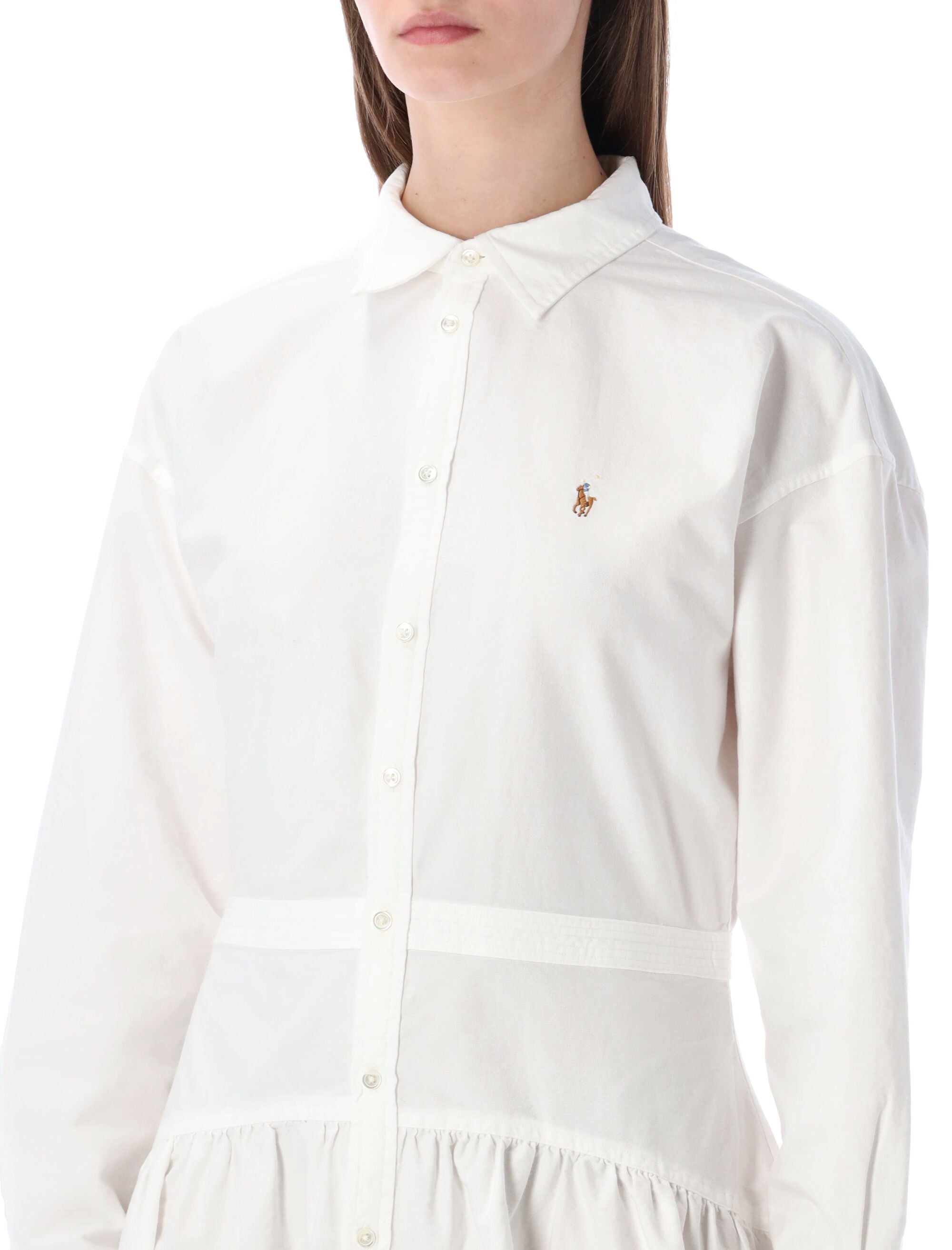 Polo Ralph Lauren cotton shirt dress White