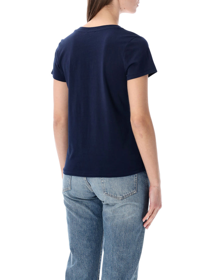 Polo Ralph Lauren cotton jersey V-neck T-shirt Cruise Navy