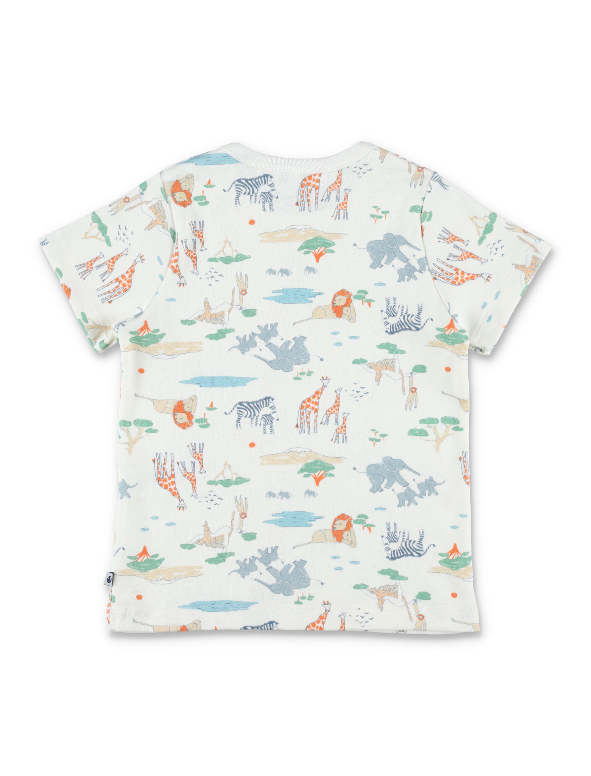 Petit Bateau Kids Safari Pajamas Multi Cotton Set