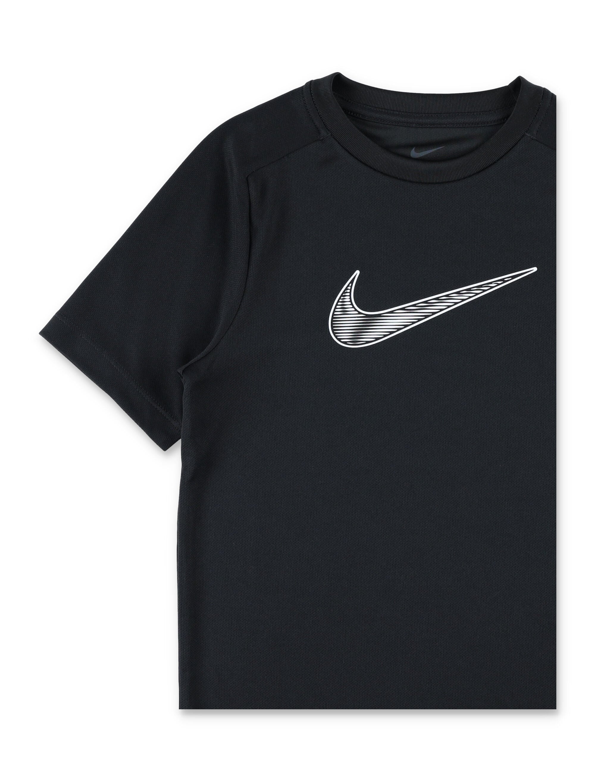 Nike Multi Kids Dri-Fit T-Shirt Black Polyester