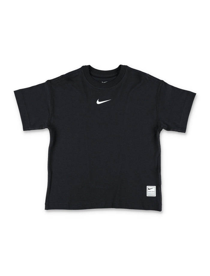 Nike Pro Kids Training T-shirt Black Cotton Mesh