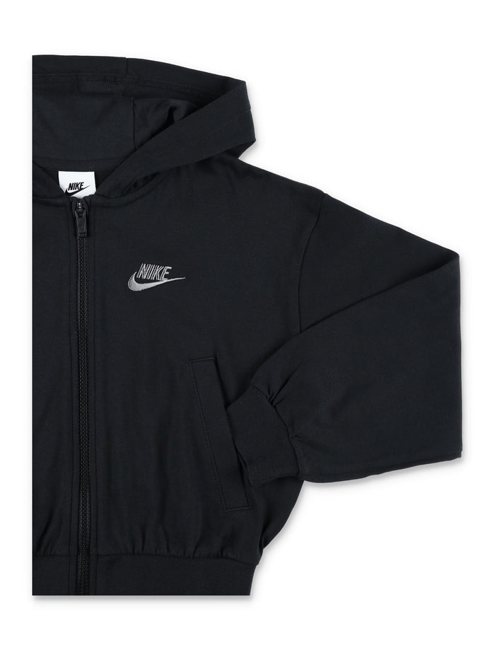 Nike full-zip hoodie for kids Black Cotton Sweatshirt