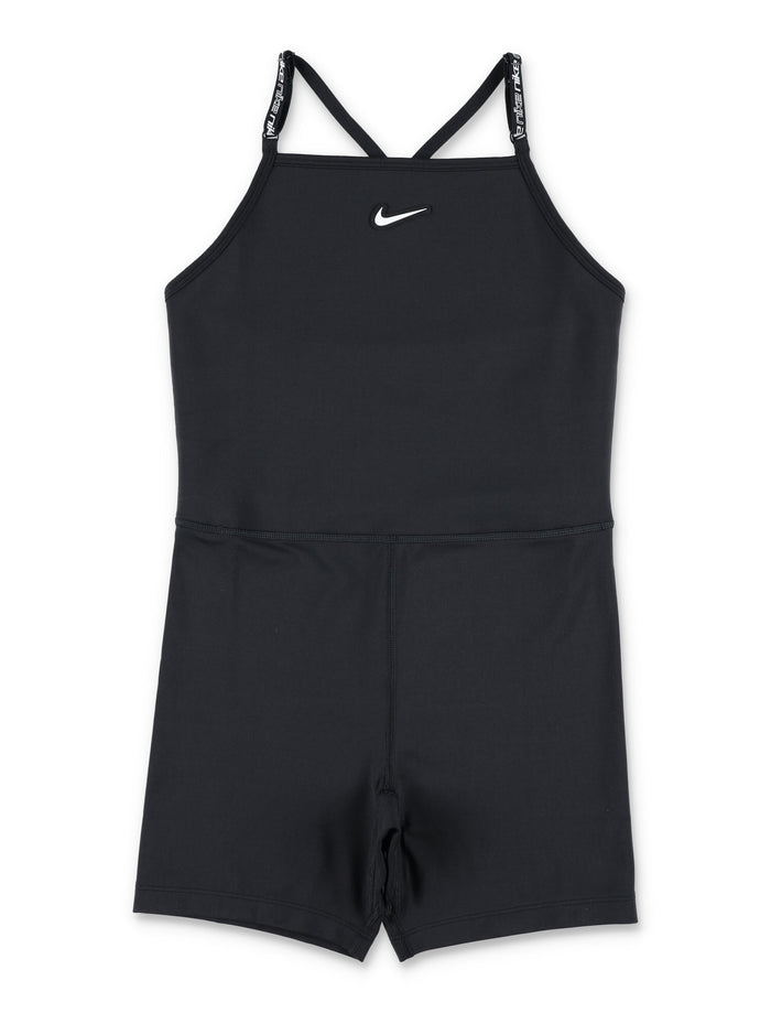 Nike One girls Dri-FIT Leotard Black Polyester Jumpsuit
