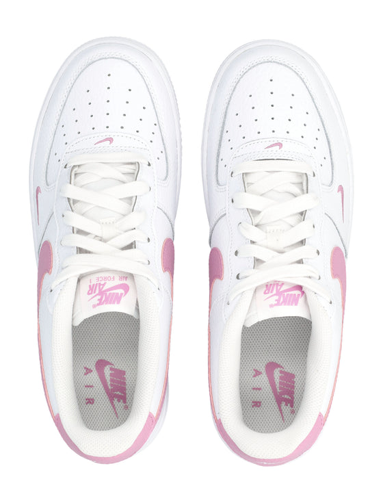 Nike Air Force 1 Older Kids Sneakers White/pink Upper