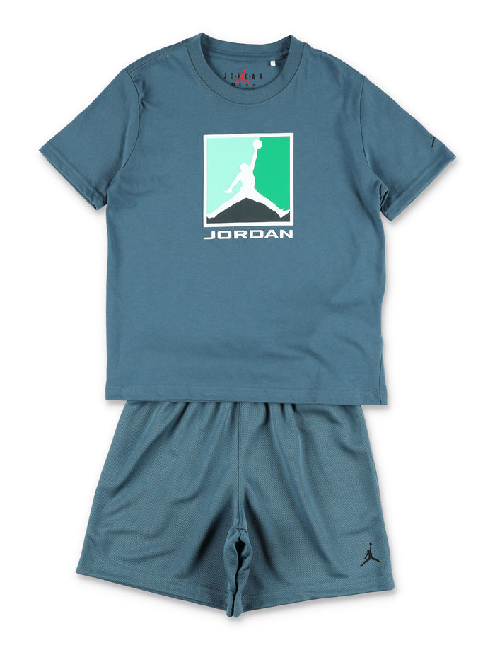 Jordan Nike Kid Logo Set Grey T-shirt