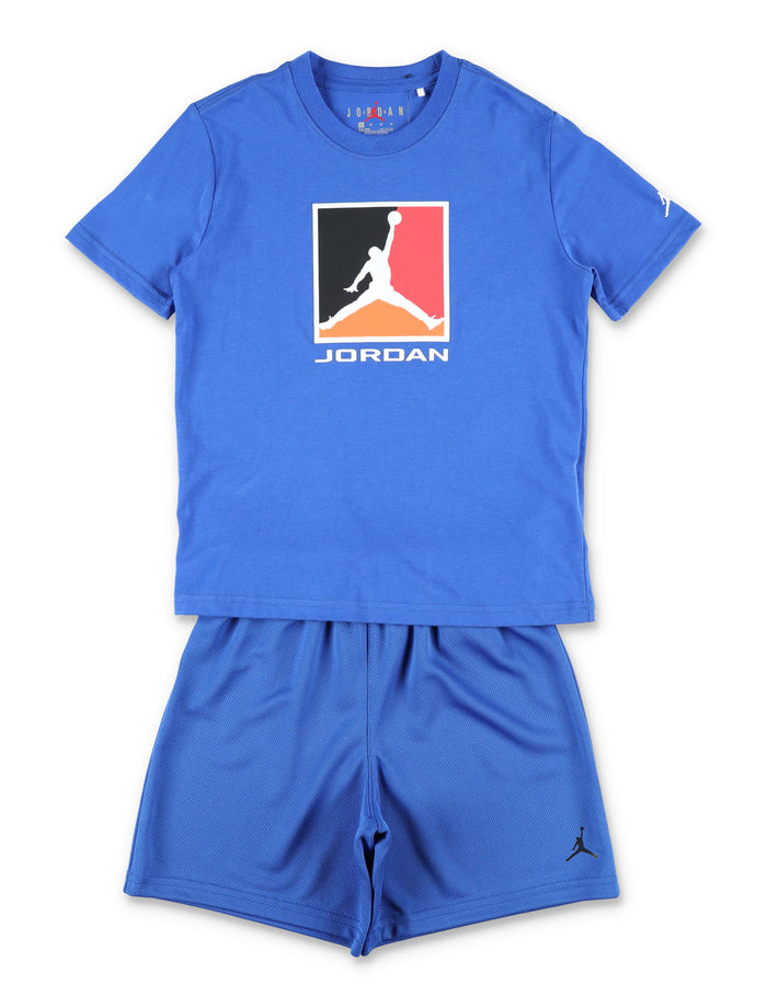Jordan Nike Kid Logo Set Blue T-shirt