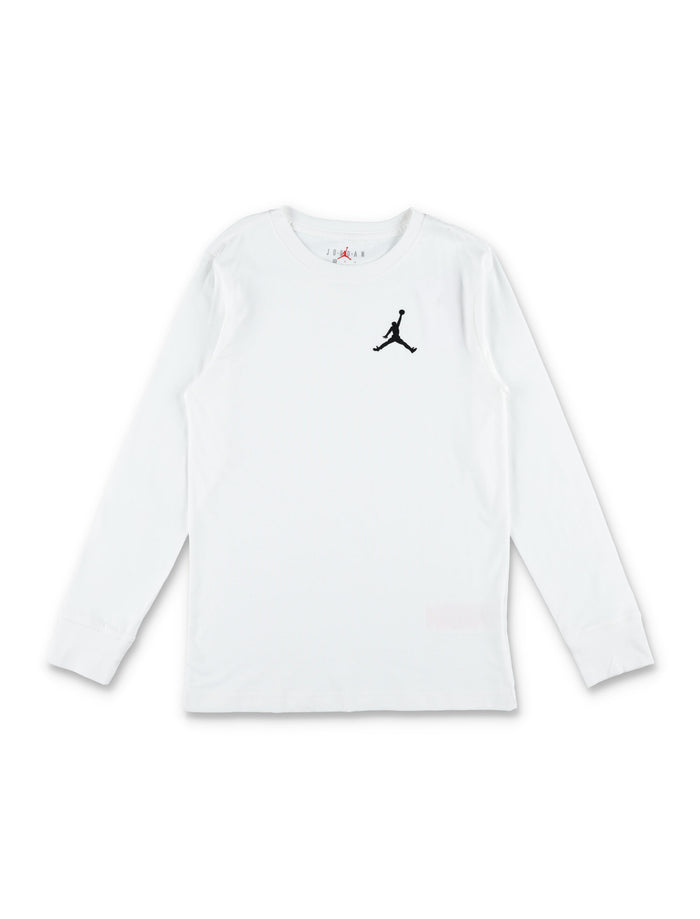 Nike Jordan Kids Embroidered Cotton T-Shirt White