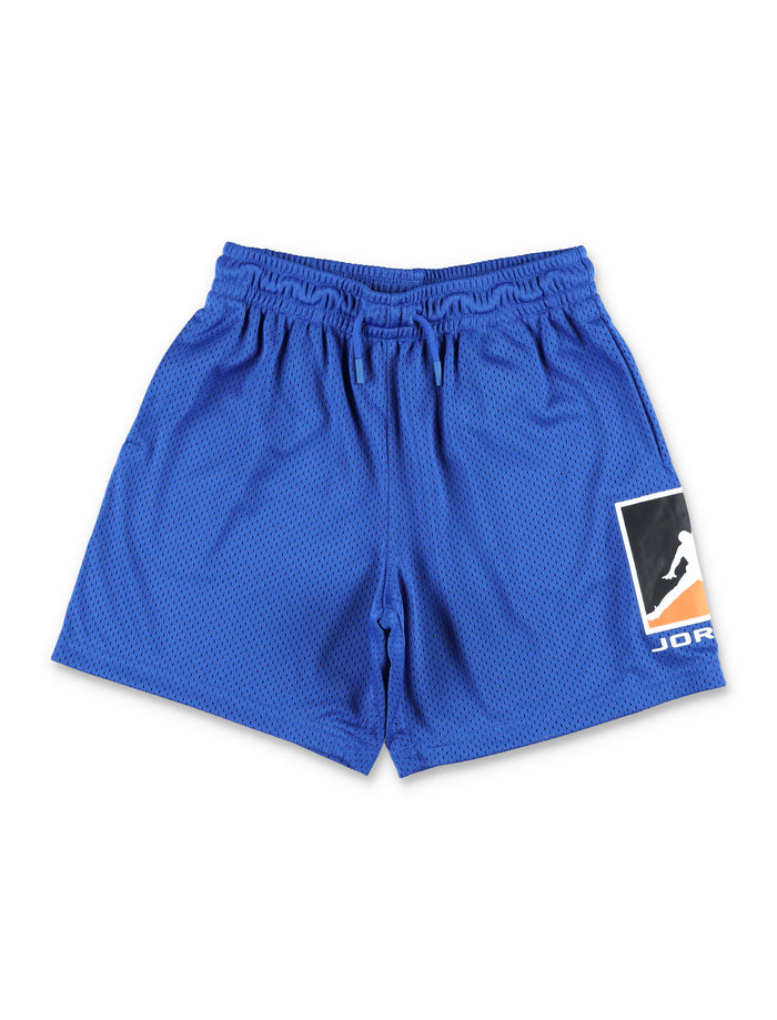 Nike Jordan Kids Brooklyn Mesh Shorts Blue Polyester