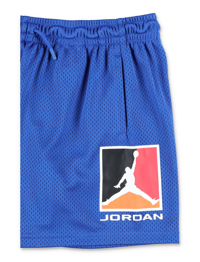 Nike Jordan Kids Brooklyn Mesh Shorts Blue Polyester