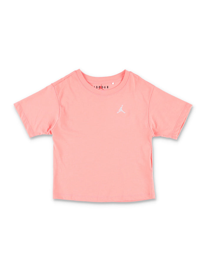 Jordan Nike Kid Essential Logo Set Pink T-shirt