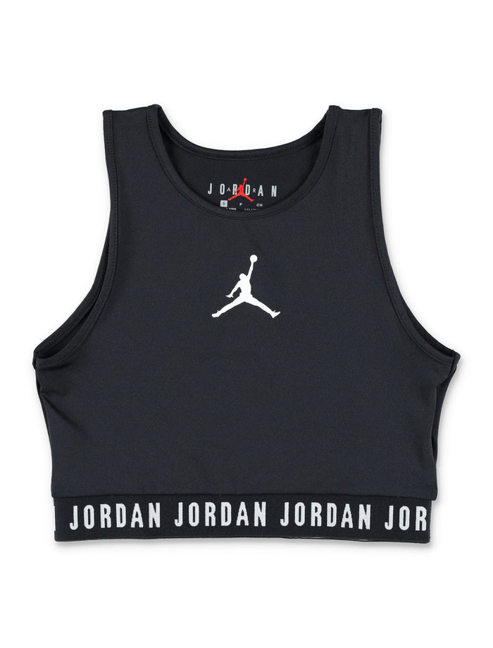 Nike Jordan Girls Logo Top Black Polyester