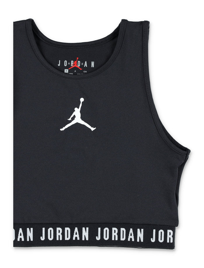 Nike Jordan Girls Logo Top Black Polyester