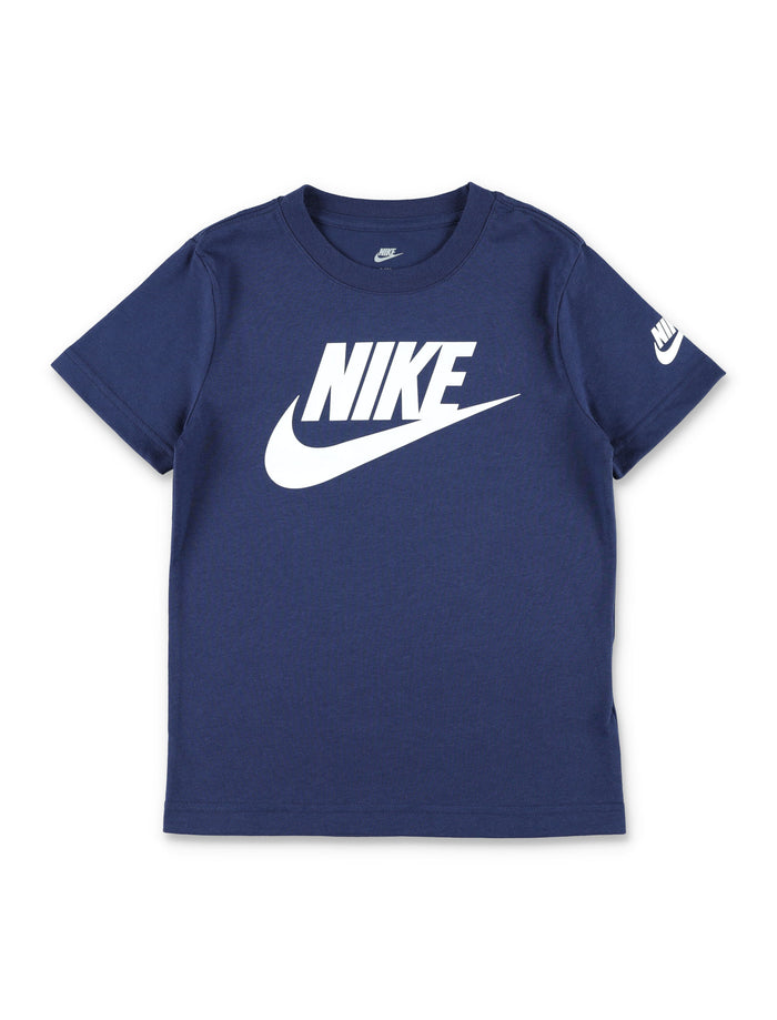 Nike Logo Cotton T-Shirt For Kids Navy Tshirt