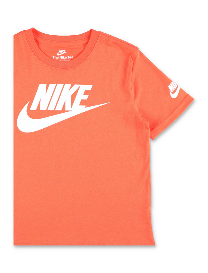 Nike Logo Cotton T-Shirt For Kids Orange Tshirt