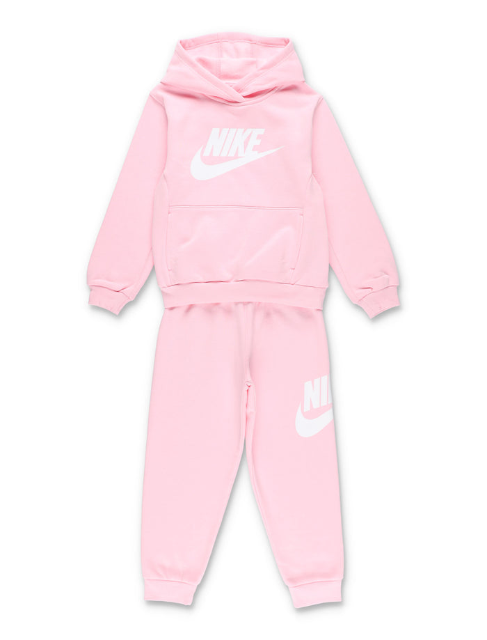 Nike Fleece Pink Kids Tracksuit Set Cotton