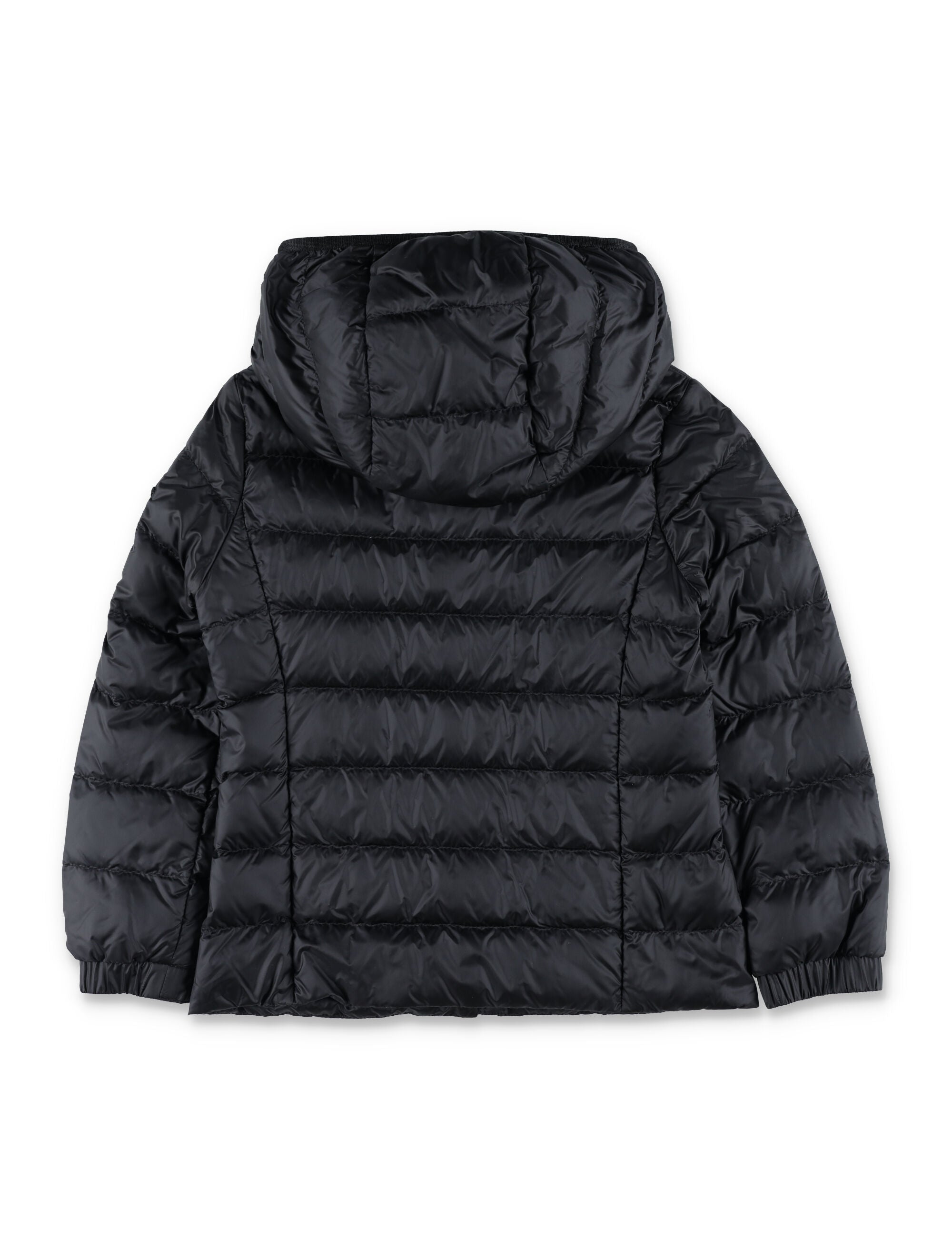 Moncler Gles short puffer for kids Black Polyamide Lining Down Jacket