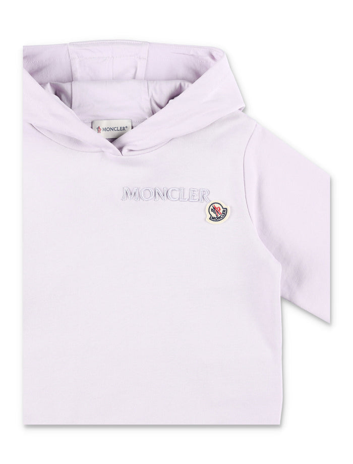Moncler hooded sweatshirt for kids Rose Cotton