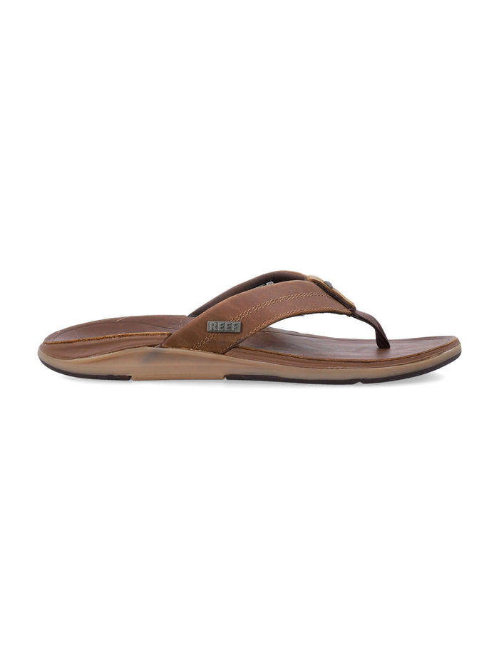 Reef Leather Offshore Thong Sandals Bronze Sole Slide