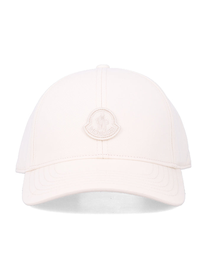 Moncler cotton gabardine baseball cap Natural Lining Hat