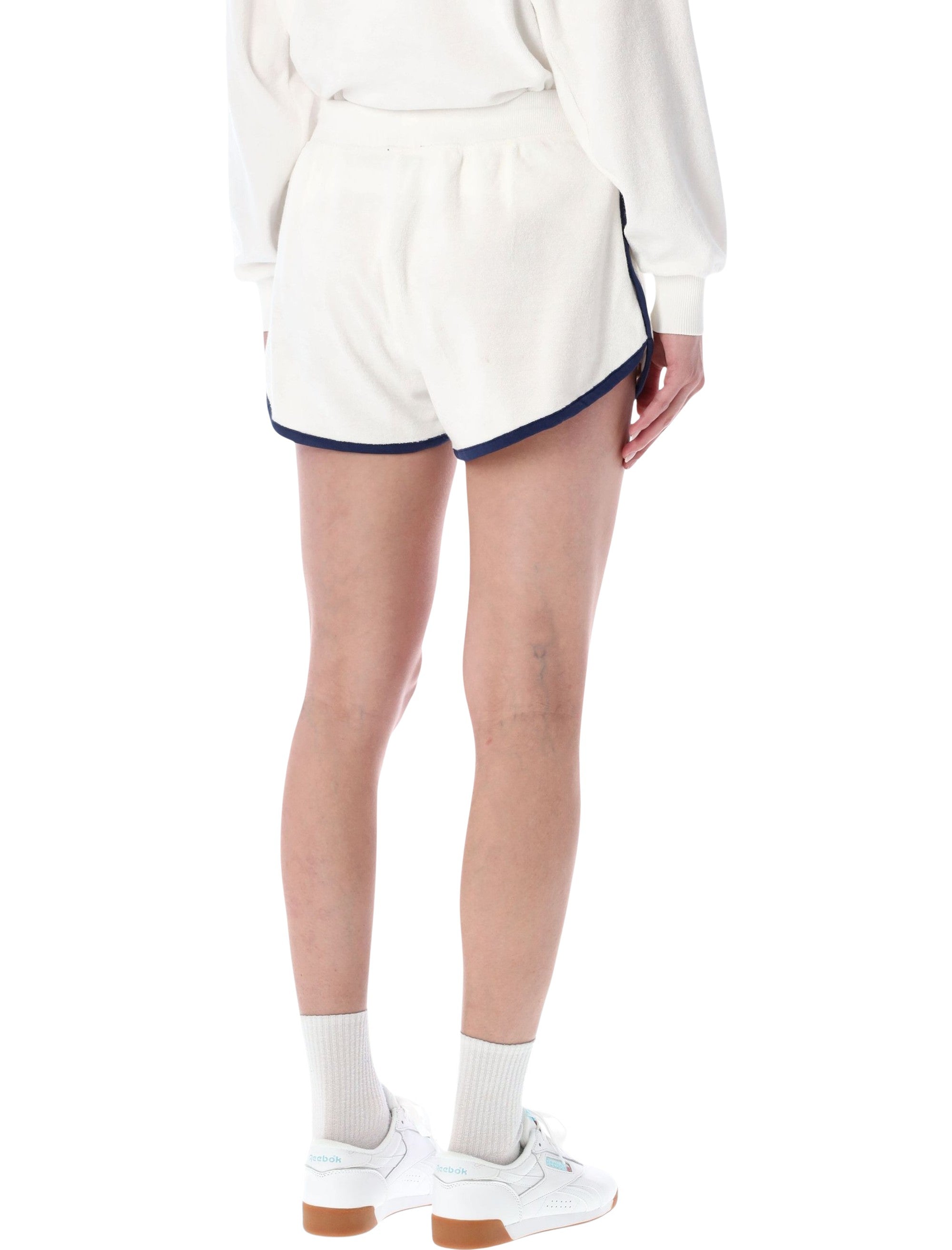 Polo Ralph Lauren Drawstring Terry Shorts White Cotton