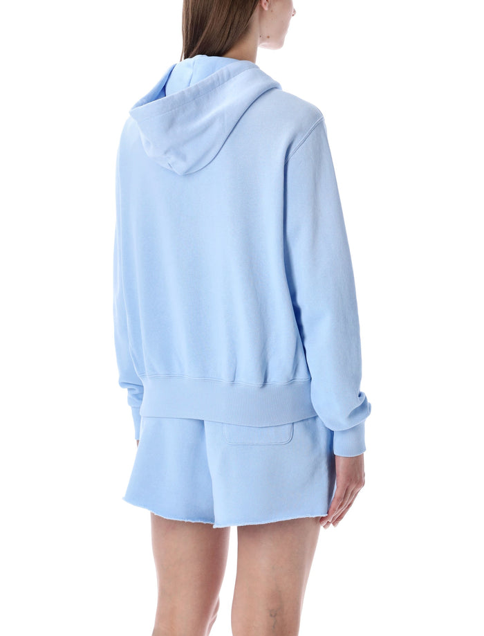 Polo Ralph Lauren Full-Zip Hoodie Baby Blue Cotton Sweatshirt