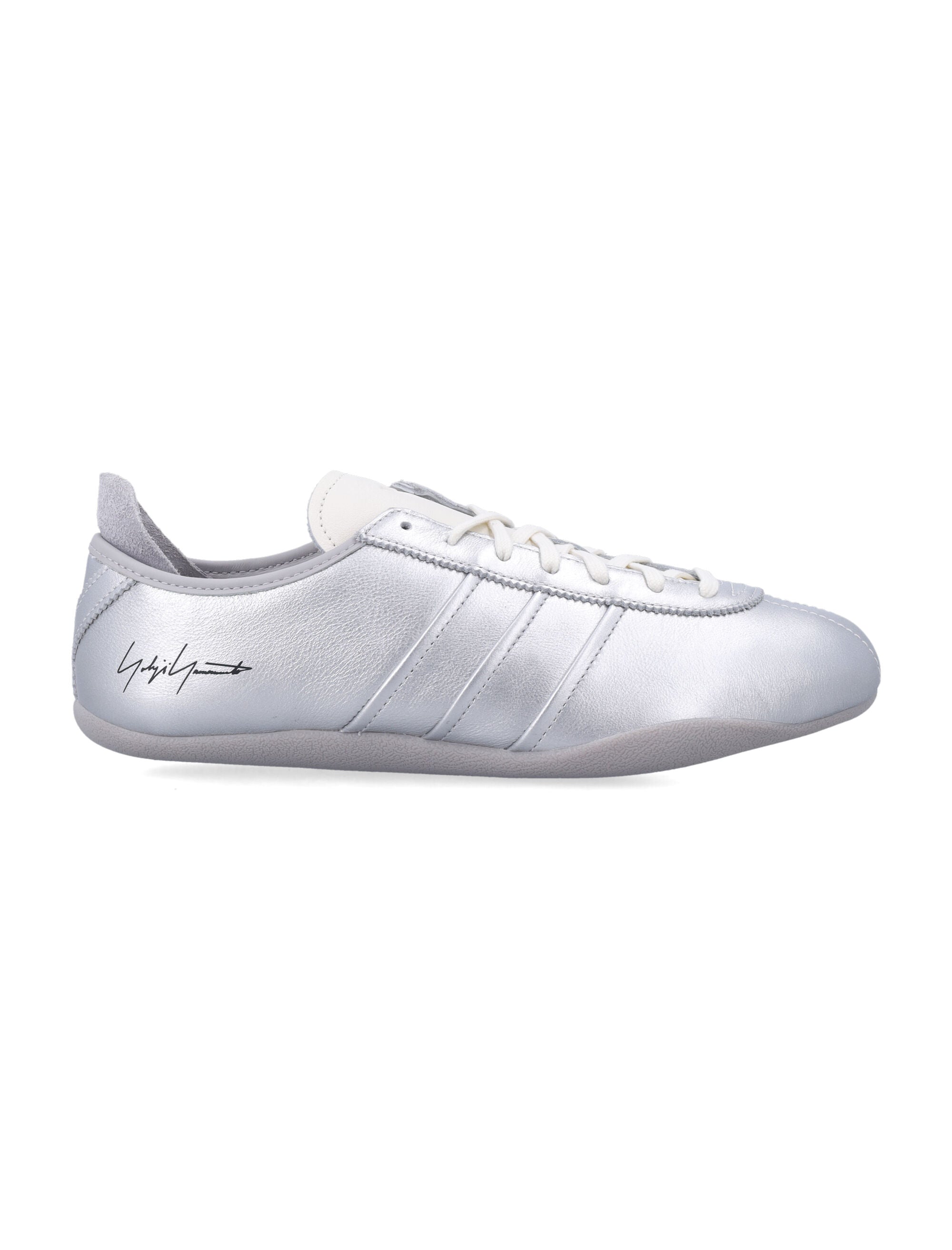 Y-3 Tokyo Silver Leather Sneakers Upper
