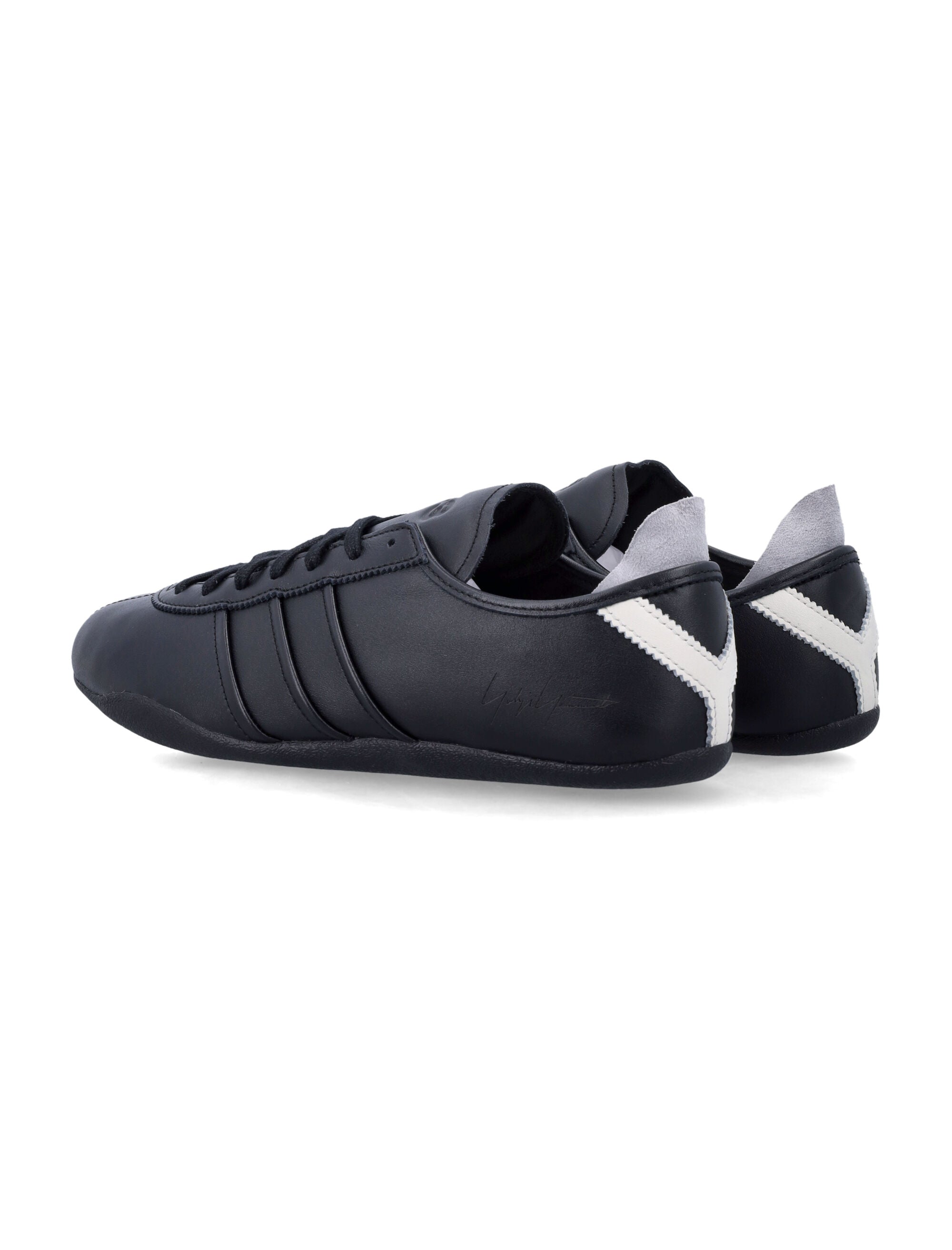 Y-3 Tokyo black leather sneakers Upper