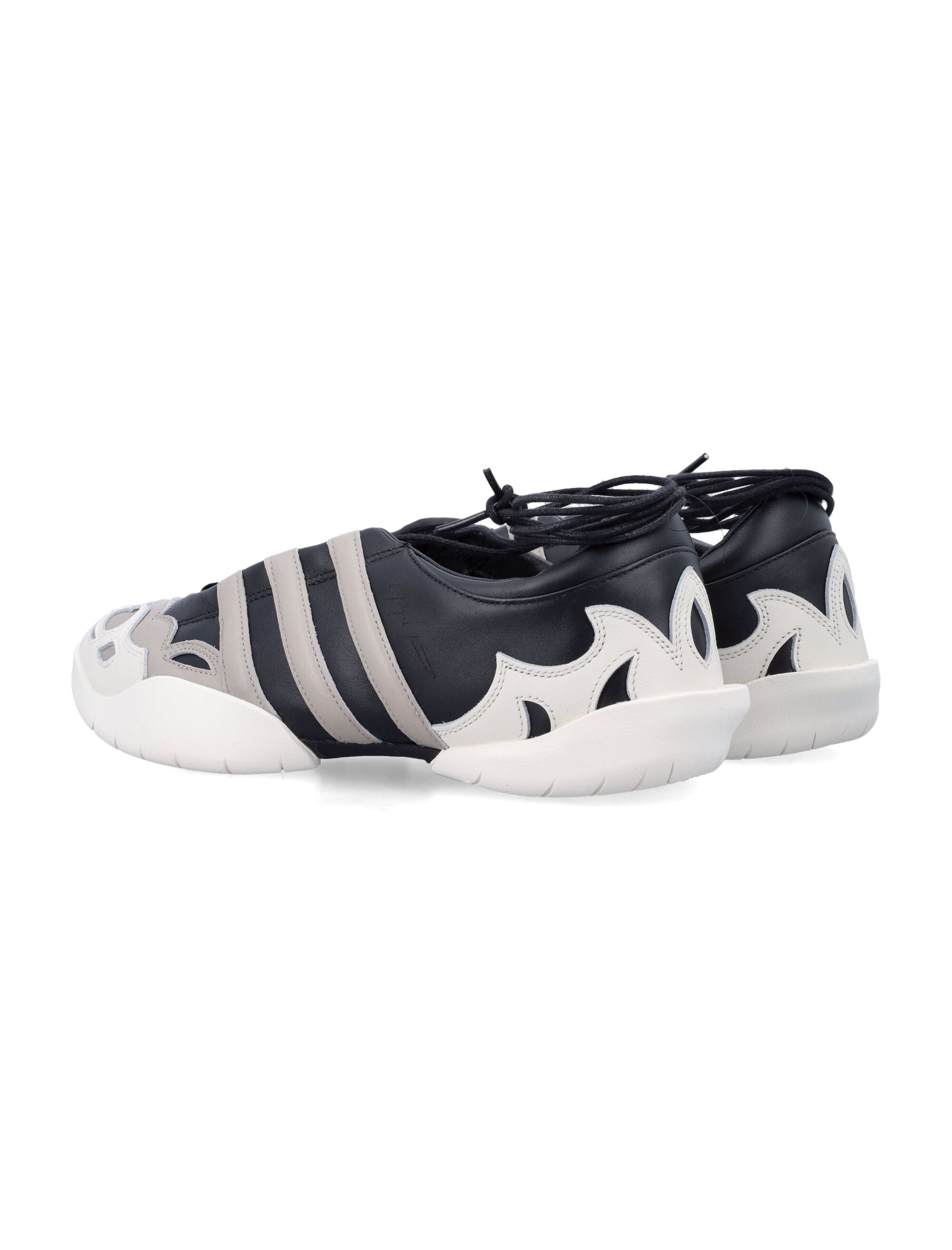 Y-3 Regu Mary Jane Black Leather Shoes Upper Sneaker