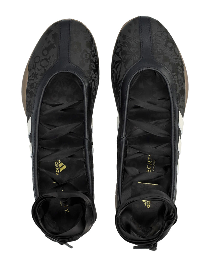 Adidas X Liberty London Taekwondo Mei Ballet Shoes Black Cblack Upper Flat