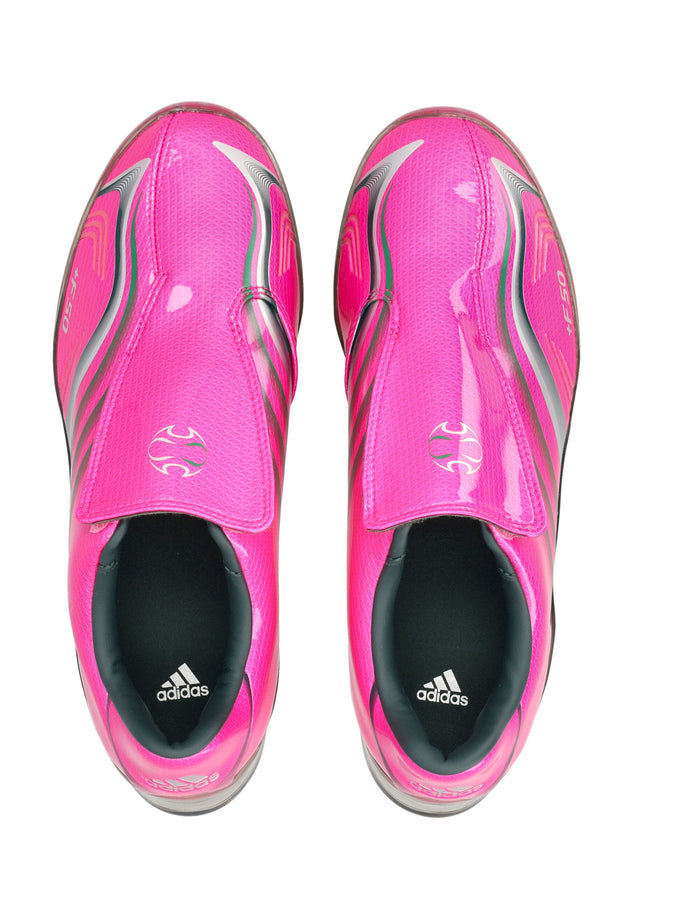 Adidas Originals F50 Walkable Slip-On Womans Shoes Shock Pnk Upper Sneaker