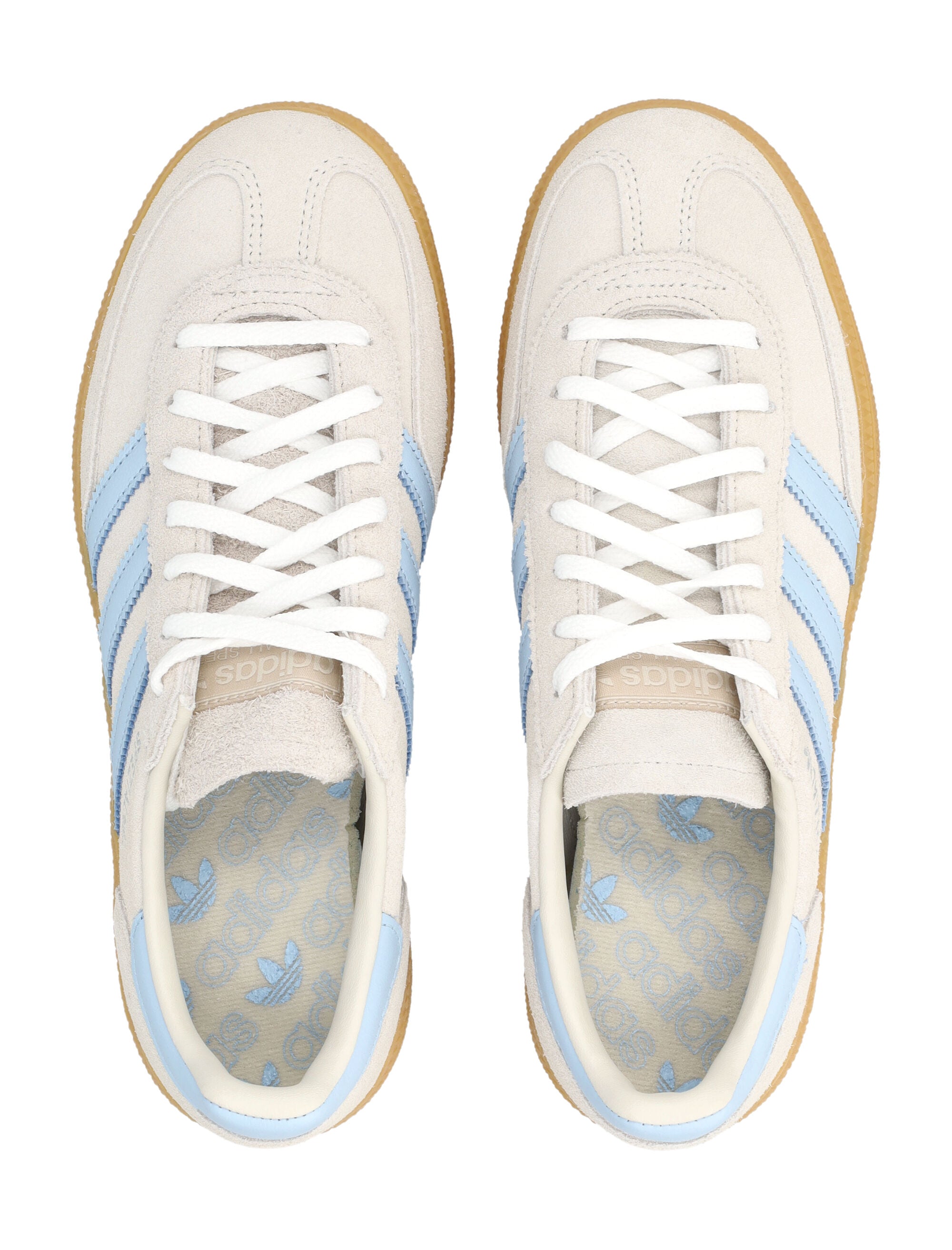 adidas Handball Spezial womens suede sneakers Aluminium Sky Upper