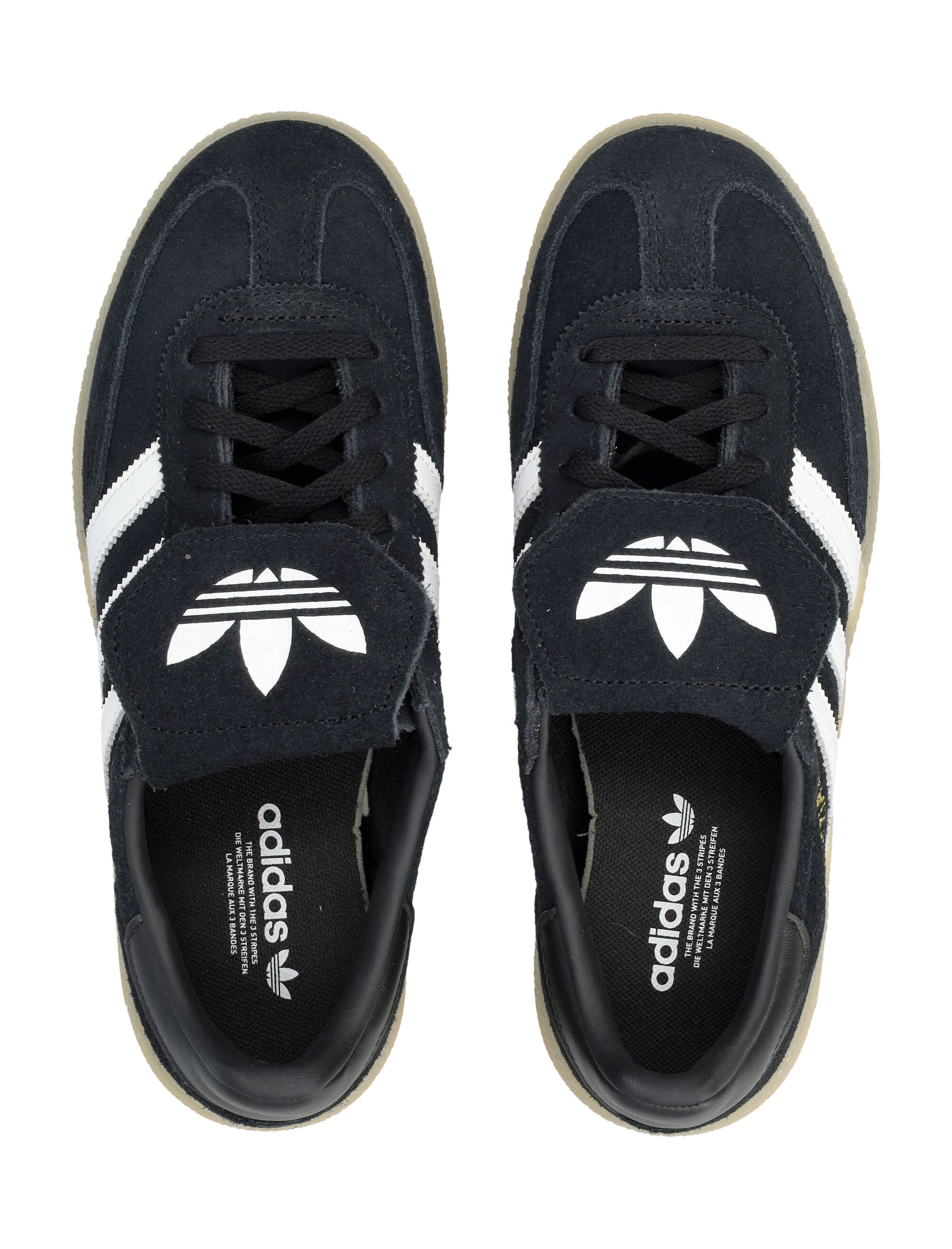 Adidas Originals Handball Spezial LT black womans sneakers Upper