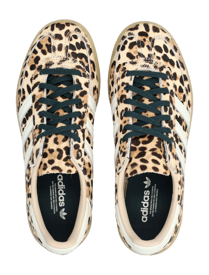 Adidas Originals Handball Spezial Leopard Womans Sneakers Magic Beige Upper