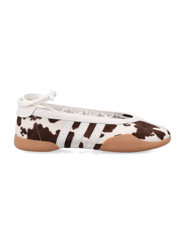 Adidas Originals Taekwondo Mei Pony Hair Leather Womans Shoes Aurora Coffee/cloud White/gum Upper Sneaker