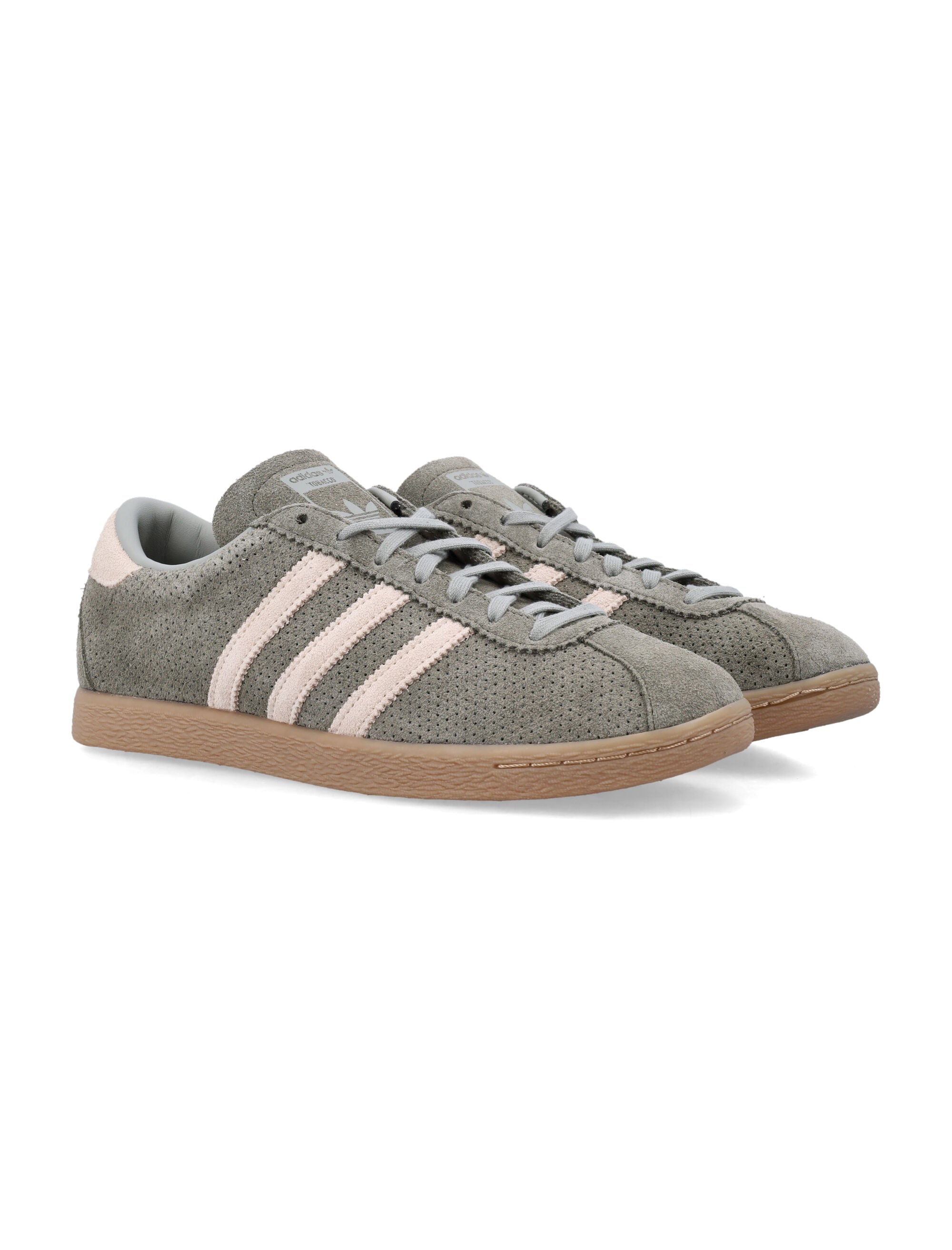 Adidas Originals Tobacco Olive Suede Sneakers Upper