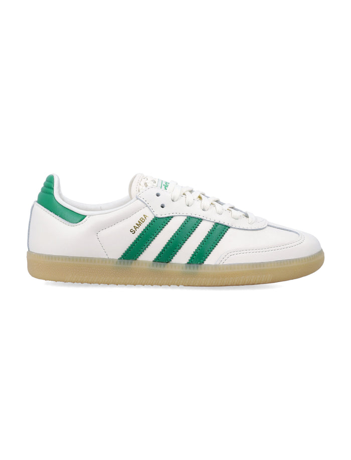 Adidas Originals Samba Og Womans Sneakers Off White Green Upper