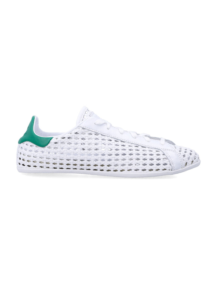 Adidas Originals White Perforated Stan Smith Lo Pro Sneakers Ftwwht Rubber Details