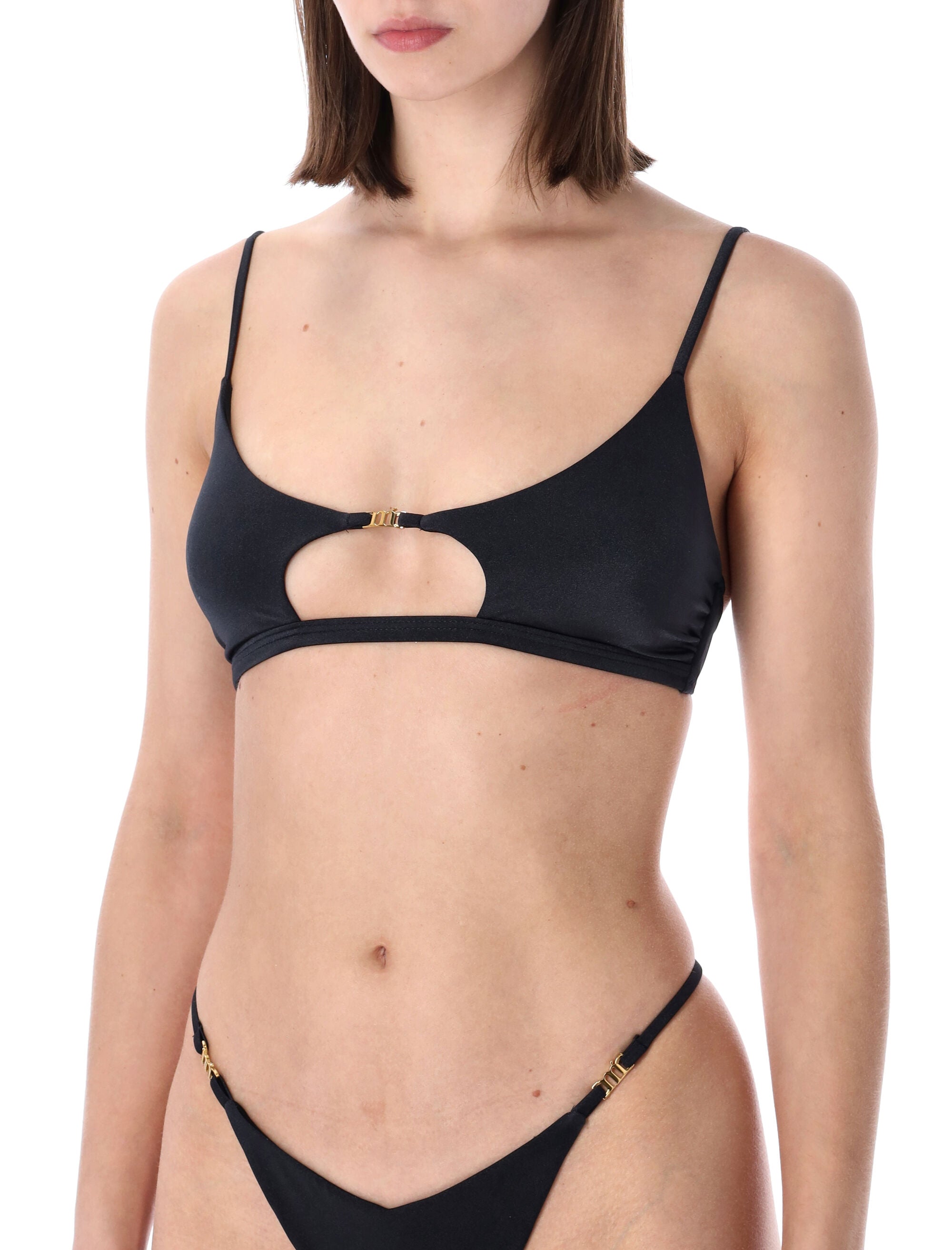 Matinée Taylor Glossy Lycra Bikini Black Polyamide