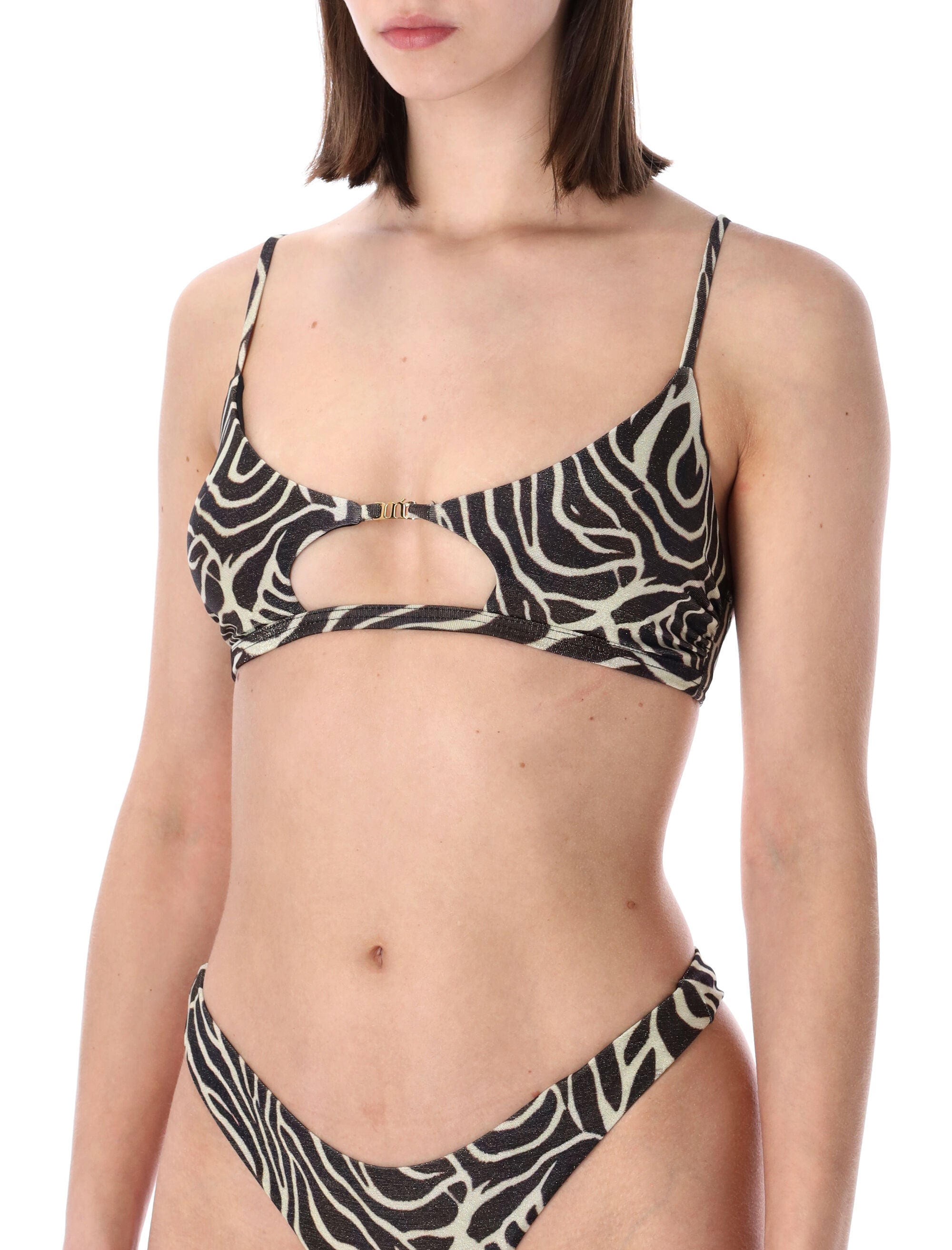 Matinée Taylor Zebra Print Bikini White Pes