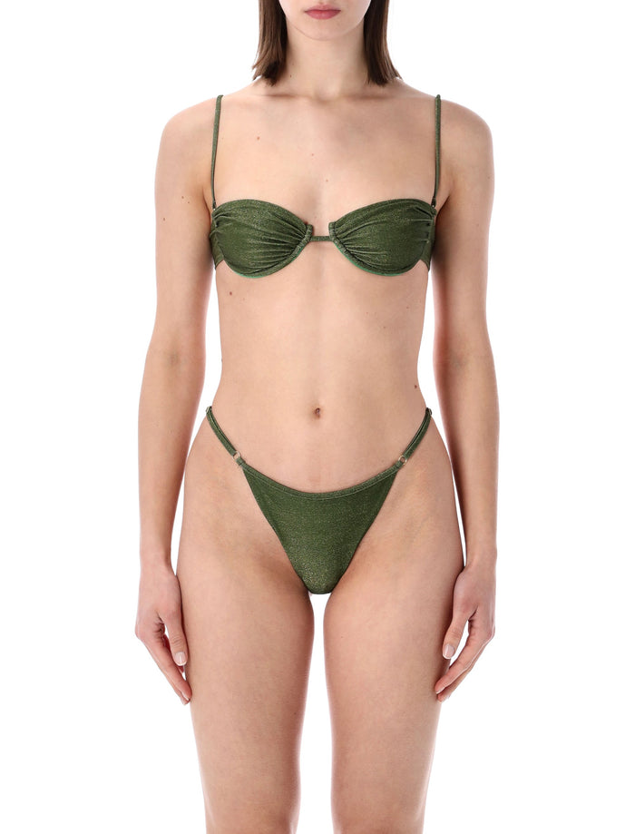 Matinée Marina Lurex Bikini Green Pes