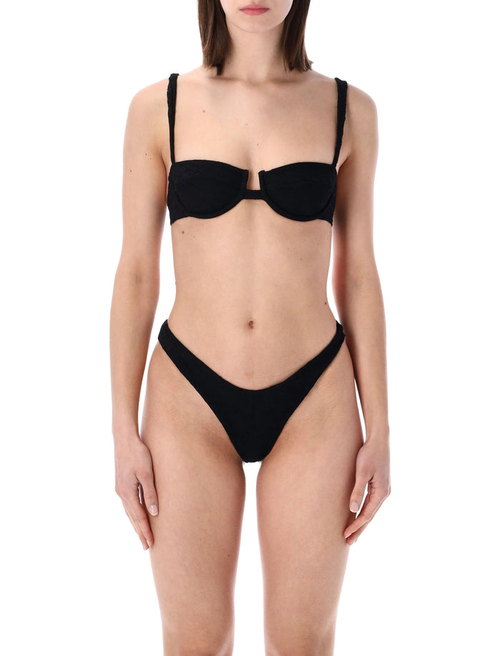 Matinée Adele Lace Bikini Black Nylon