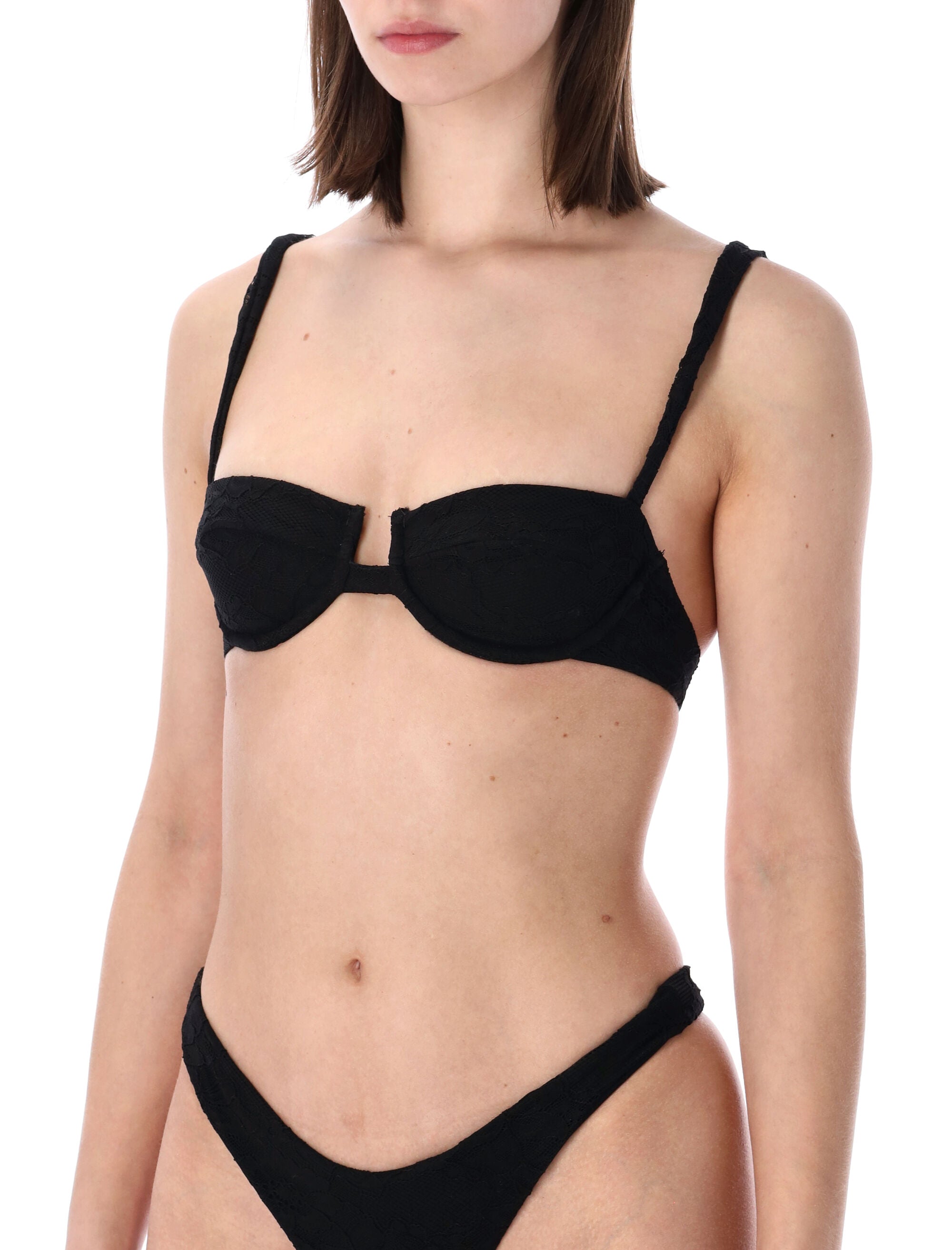 Matinée Adele Lace Bikini Black Nylon